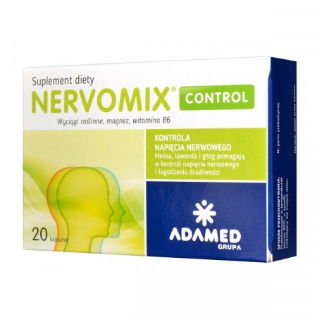 Nervomix Control na uspokojenie kaps. 20 kaps.