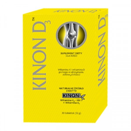 Kinon D3, tabletki, 30 szt. osteoporoza