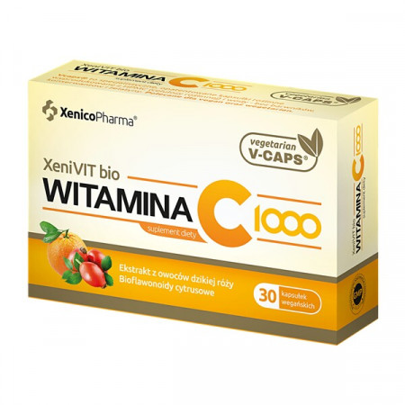 XeniVIT bio Witamina C 1000, kapsułki, 30 szt.