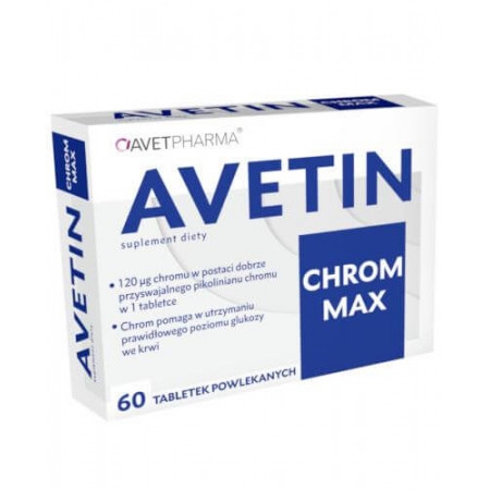 Avetin Chrom max 60 tabletek