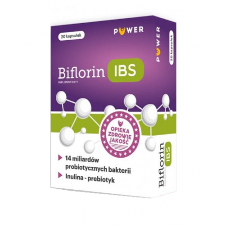 BIFLORIN IBS probiotyk 20 kapsułek
