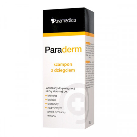 Paraderm, szampon z dziegciem, 150 ml