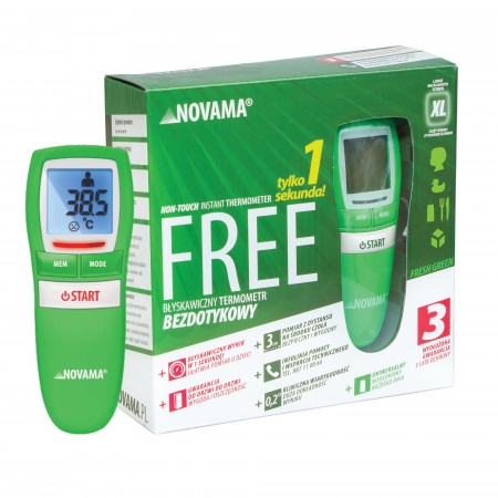 NOVAMA FreeColors FreshGreen Termometr bezdotykowy