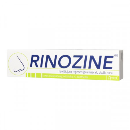 Rinozine, nawilżająco-regenerująca maść do okolic nosa, 15 g