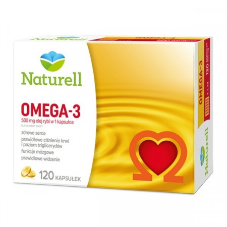 Naturell Omega-3, kapsułki, 120 szt.