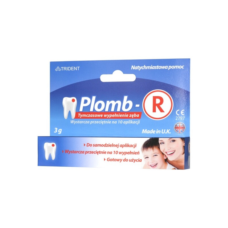 Plomb-R, tymczasowe wypełnienie zęba, pasta, 3 g