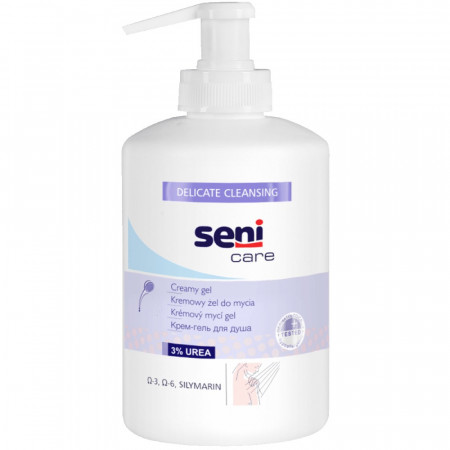 SENI CARE, kremowy żel do mycia z dozownikiem, 300ml