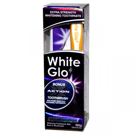 White Glo, pasta do zębów, wybielająca, 2w1, 100 ml