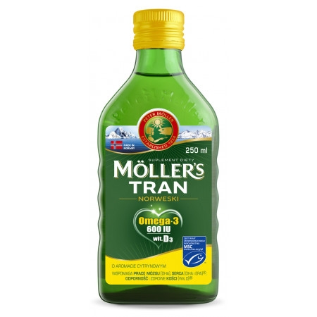 MOLLERS Tran Norweski cytrynowy 250 ml