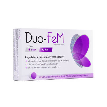 DUO-FeM, dzień i noc, menopauza 28 tabl. (+ 28 tabl.)