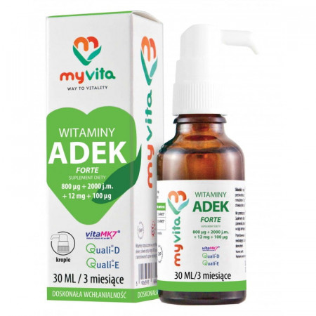 MyVita Witaminy ADEK Forte krople - 30 ml