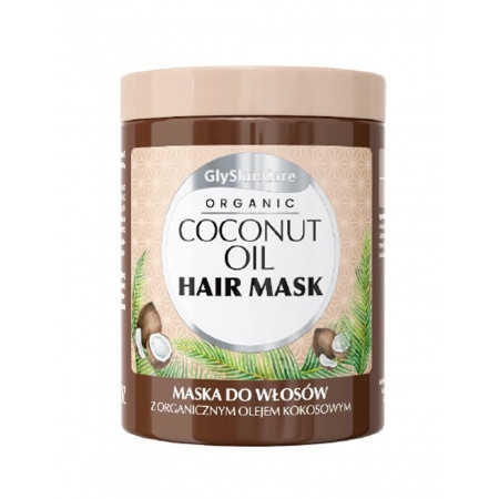 GlySkinCare Coconut Oil Maska do włosów z organicznym olejem