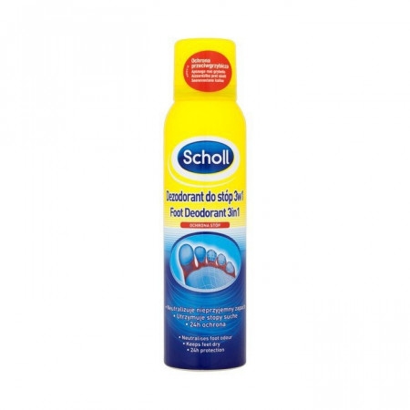 Scholl, dezodorant do stóp,"3w1", 150 ml