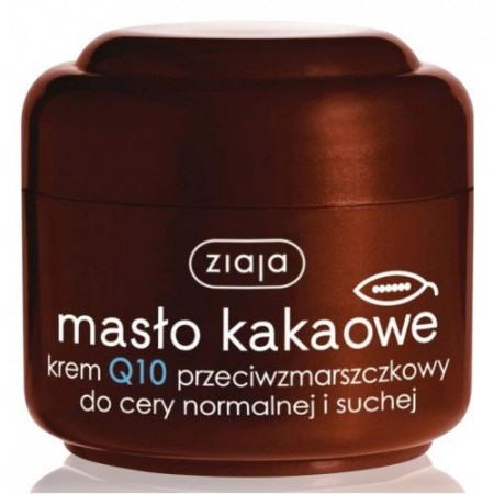 Ziaja Masło Kakaowe, krem Q10 przeciwzmarszczkowy, 50 ml