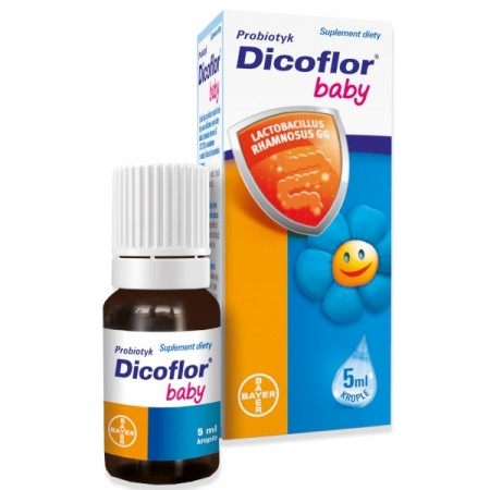 Dicoflor baby, krople dla niemowląt i dzieci, 5 ml