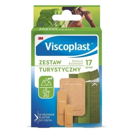 Plastry Viscoplast, Zestaw Turystyczny, 17 szt.