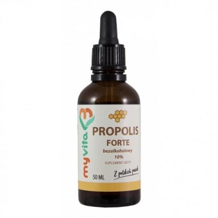 MyVita Propolis Forte bezalkoholowy 10%, krople, 50 ml