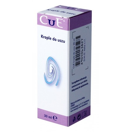 Cue, krople do uszu, 30 ml