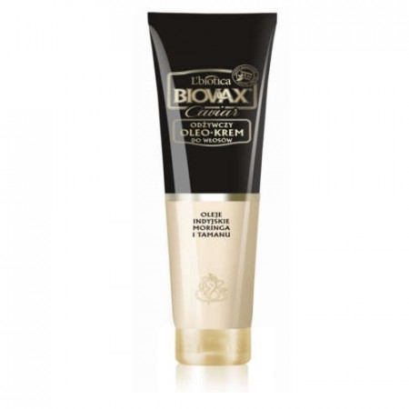Biovax Glamour Caviar, odżywczy oleo-krem do włosów, oleje