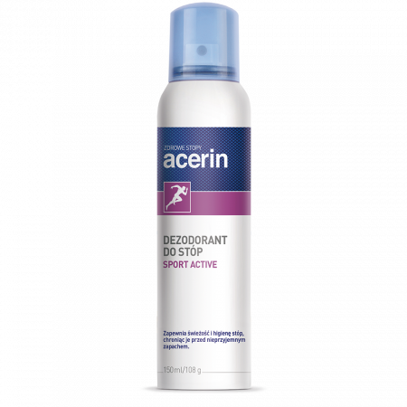 Acerin Sport Active, dezodorant do stóp, na grzybicę 150 ml