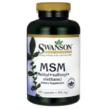 Swanson MSM, 500 mg, kapsułki, 250 szt.