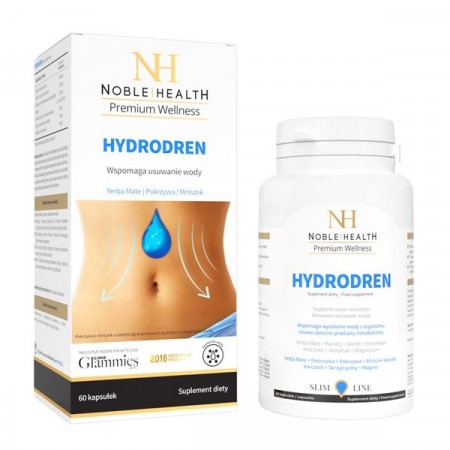 NOBLE HEALTH Hydrodren, 60 kapsułek