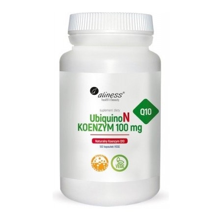 ALINESS UbiquinoN Naturalny Koenzym Q10 100 mg - 100 kapsułek