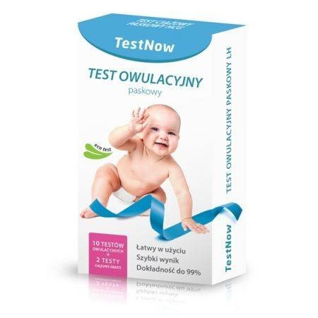 Test owulacyjny TestNow paskowy 10 szt.