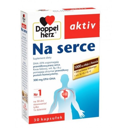 Doppelherz Aktiv Na Serce EPA+DHA, 30 kapsułek