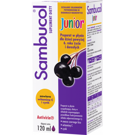 Sambucol Junior syrop 120 ml