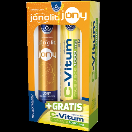 Jonolit Jony + C-Vitum musujące 1000mg