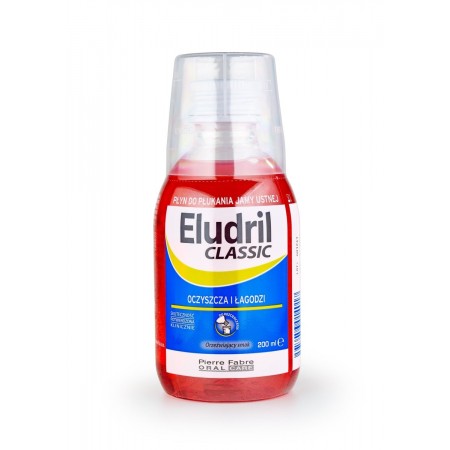 ELUDRIL CLASSIC Płyn do płukania jamy ustnej 200 ml