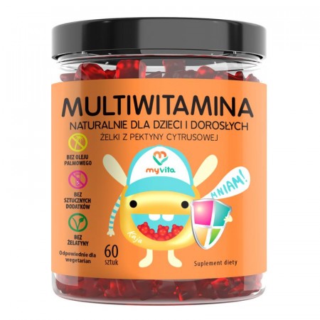 MyVita Żelki naturalne Multivitamina 60 sztuk