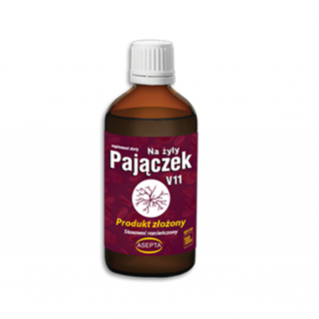 Pajączek V11 - krople na żyły 100 ml ASEPTA