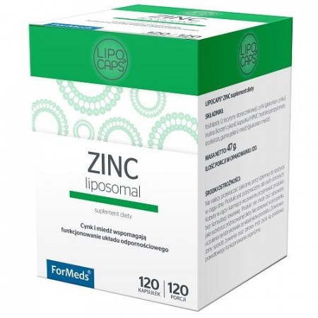 LIPOCAPS ZINC 120 kapsułek