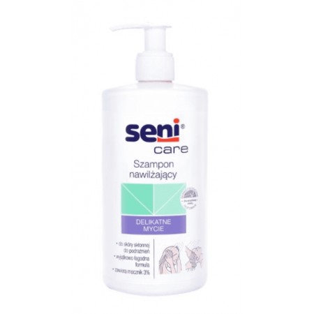 Seni Care, Szampon nawilżający, 500 ml