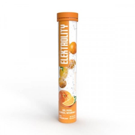 ActivLab Elektrolity smak pomarańczowy 20 tabletek musujących