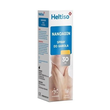 Heltiso Nanoagin Spray do gardła, 30ml