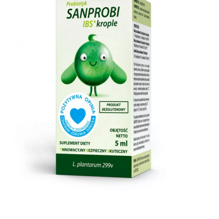 SANPROBI IBS - probiotyk dla dzieci w kroplach, 5ml