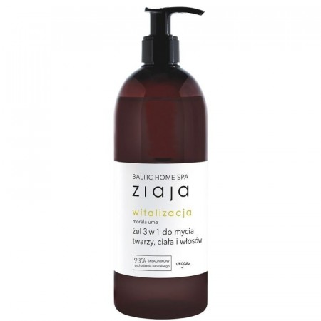 ZIAJA BALTIC HOME SPA WITALIZACJA Żel do mycia 3w1, 500ml