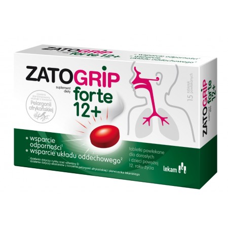 Zatogrip Forte 12+ - 15 tabletek