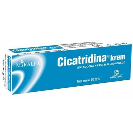Cicatridina, Krem wspomagający leczenie ran, 30 g