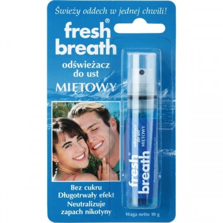 FRESH BREATH Odświeżacz do Ust 10 ml Miętowy