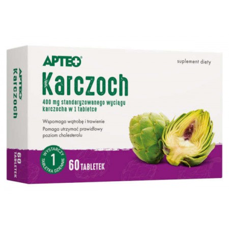 Karczoch APTEO, 60 tabletek