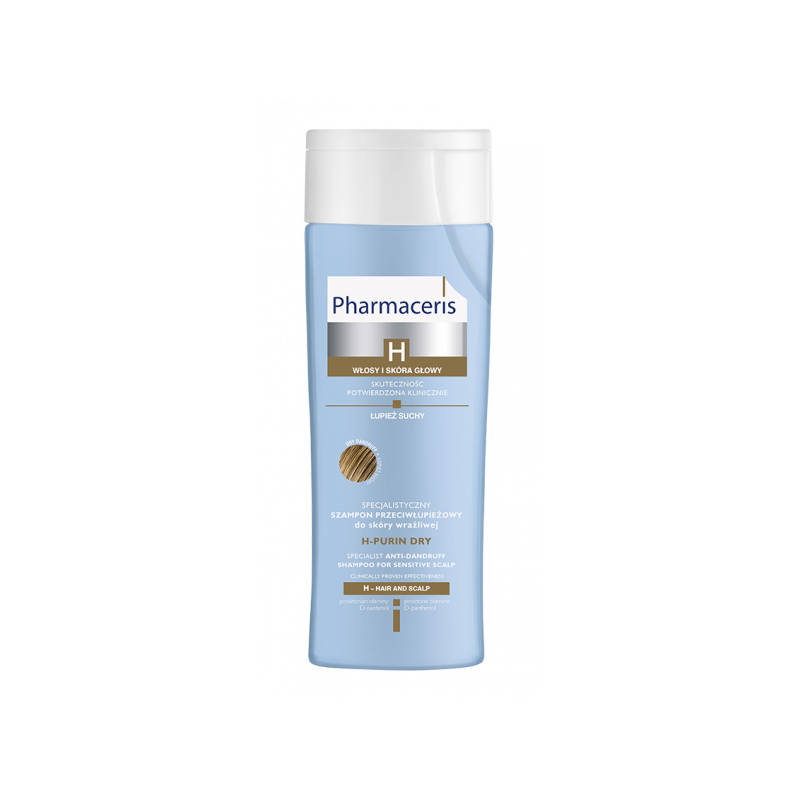 PHARMACERIS, H-Purin Dry, specjalistyczny szampon przeciwłupieżowy, 250 ml