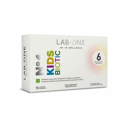 LAB-ONE - KidsBiotic, układ odpornościowy dziecka, 15 saszetek