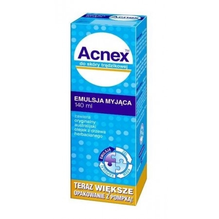 Acnex Emulsja myjąca, 140 ml