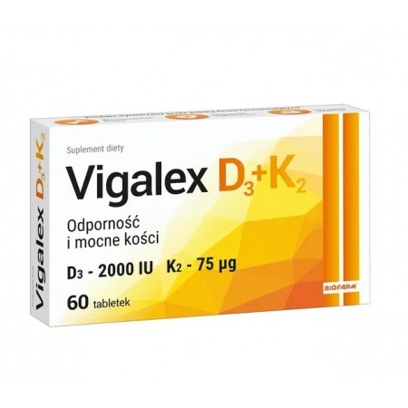 Vigalex D3 + K2 tabl. 60 tabl.