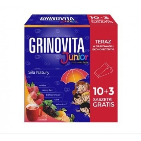 GRINOVITA Junior, 10 + 3 saszetki