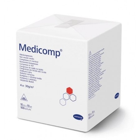 Kompres MEDICOMP niejałowy 10cm x 10cm 100